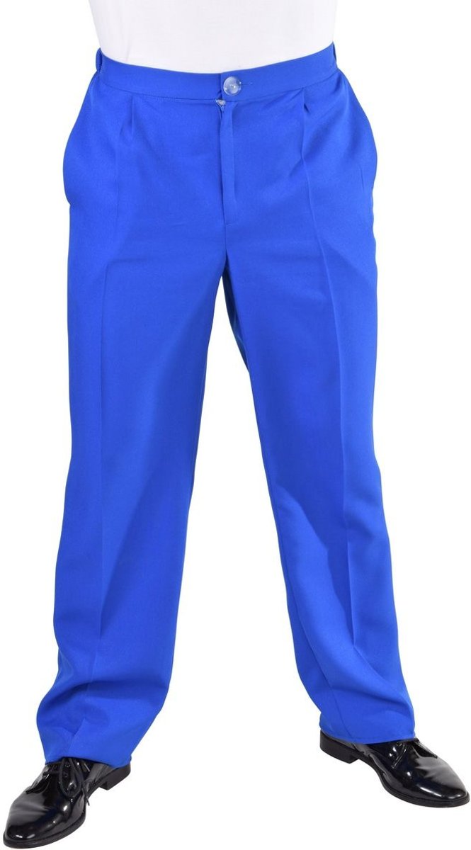 Universele Blauwe Pantalon Theater Man | Medium | Carnaval kostuum | Verkleedkleding